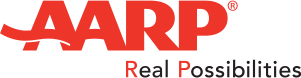 Logotipo de AARP con lema: Posibilidades Reales