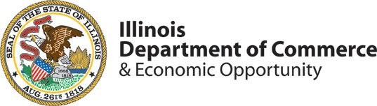 Logotipo del Departamento de Comercio y Oportunidades Económicas de Illinois