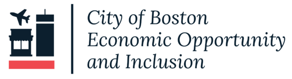 Logotipo de la Oficina de Oportunidades Económicas e Inclusión de la Ciudad de Boston