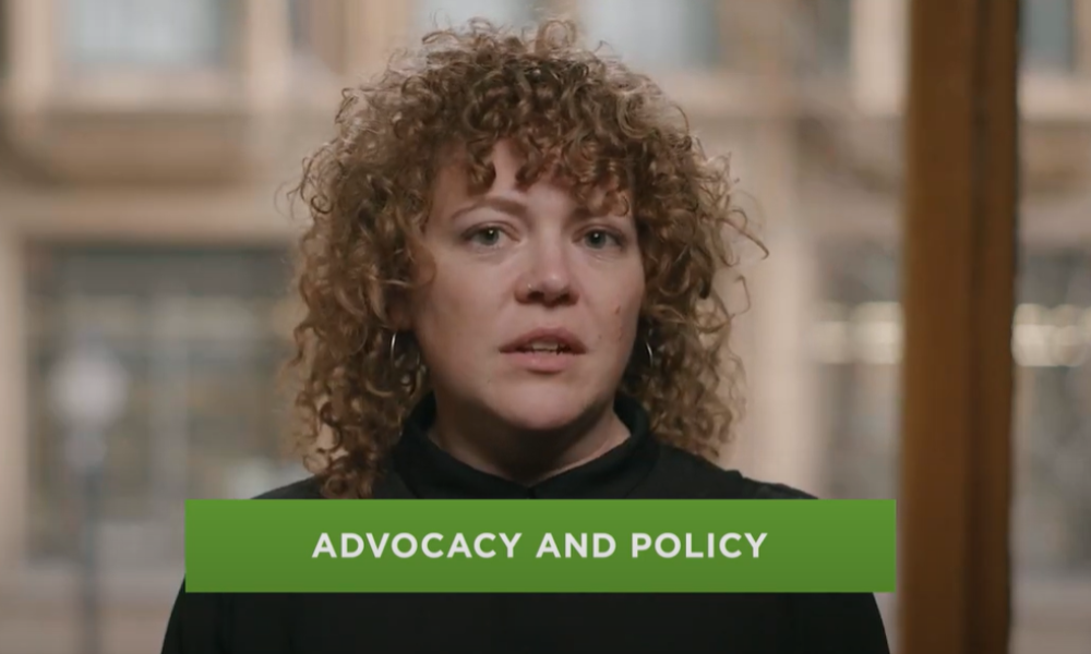 Lindsey Wallace speaks about advocacy and policy