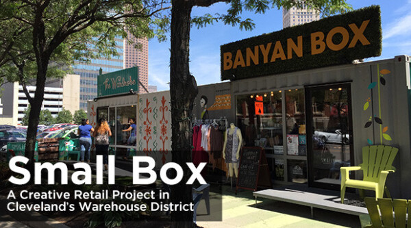 Small businesses in large shipping containers