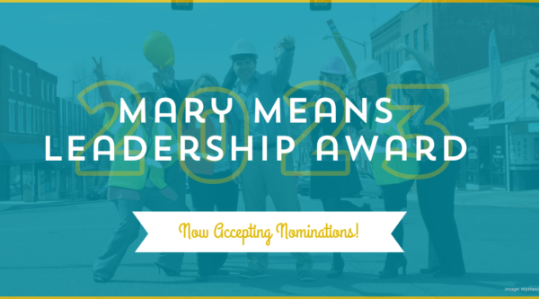 2023 Mary Means Leadership Award logo