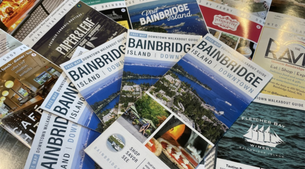 Tourism brochures for Bainbridge Island