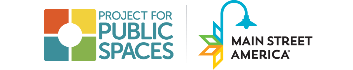 Logotipo de Project for Public Spaces y Main Street America